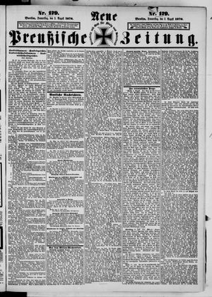 Neue preußische Zeitung vom 03.08.1876