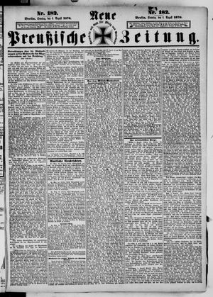 Neue preußische Zeitung vom 06.08.1876