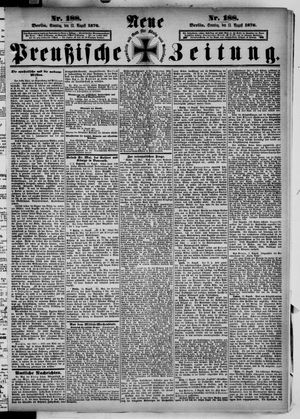 Neue preußische Zeitung vom 13.08.1876