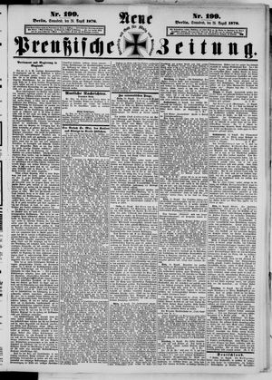 Neue preußische Zeitung vom 26.08.1876