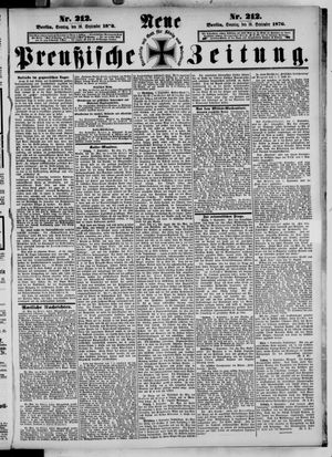 Neue preußische Zeitung vom 10.09.1876