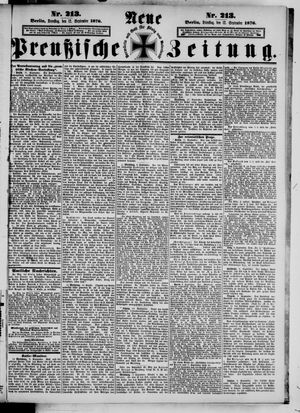 Neue preußische Zeitung vom 12.09.1876