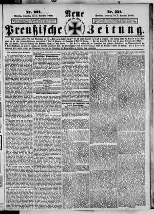 Neue preußische Zeitung vom 21.09.1876