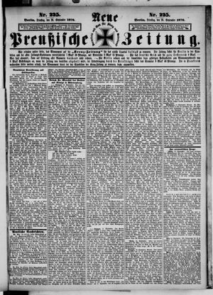 Neue preußische Zeitung vom 26.09.1876