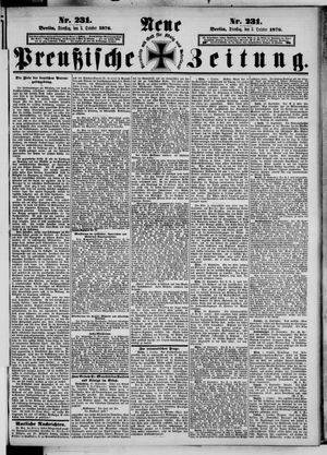 Neue preußische Zeitung vom 03.10.1876