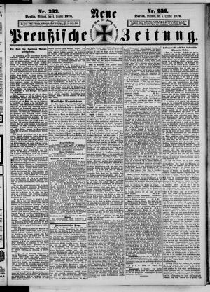 Neue preußische Zeitung vom 04.10.1876