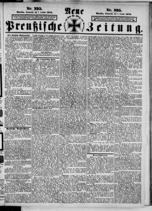 Neue preußische Zeitung vom 07.10.1876