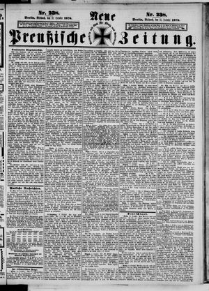 Neue preußische Zeitung vom 11.10.1876