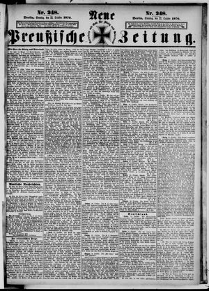 Neue preußische Zeitung vom 22.10.1876