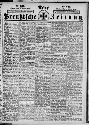 Neue preußische Zeitung vom 24.10.1876