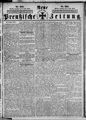 Neue preußische Zeitung vom 26.10.1876