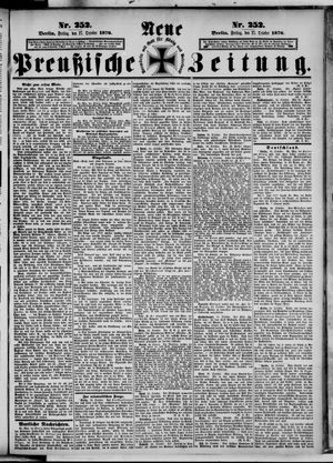 Neue preußische Zeitung vom 27.10.1876