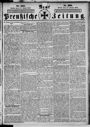 Neue preußische Zeitung vom 03.11.1876