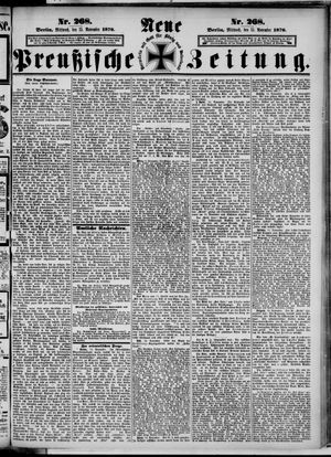 Neue preußische Zeitung vom 15.11.1876