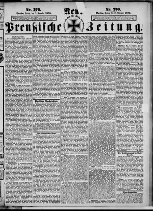 Neue preußische Zeitung vom 17.11.1876