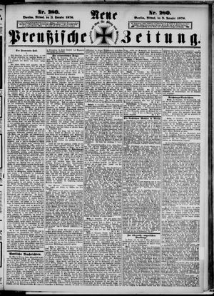 Neue preußische Zeitung vom 29.11.1876