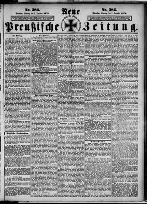 Neue preußische Zeitung vom 03.12.1876