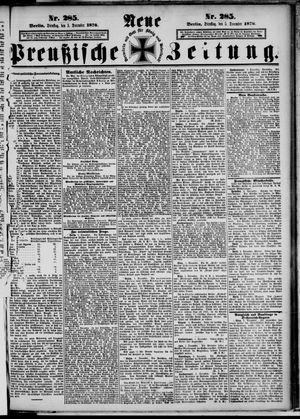 Neue preußische Zeitung vom 05.12.1876