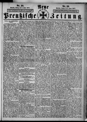 Neue preußische Zeitung vom 14.01.1877
