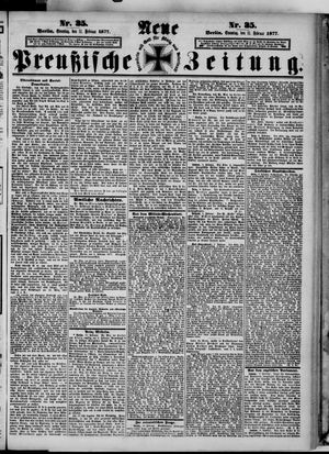 Neue preußische Zeitung vom 11.02.1877