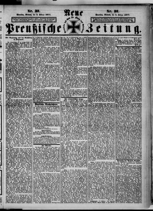 Neue preußische Zeitung vom 14.02.1877