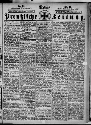 Neue preußische Zeitung vom 18.02.1877