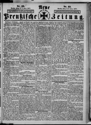 Neue preußische Zeitung vom 23.02.1877