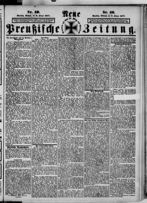 Neue preußische Zeitung vom 28.02.1877
