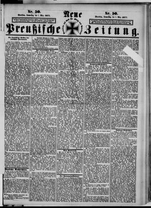 Neue preußische Zeitung vom 01.03.1877