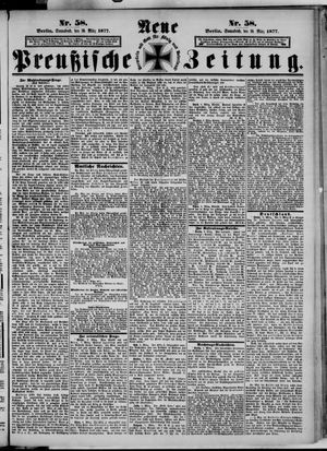 Neue preußische Zeitung vom 10.03.1877