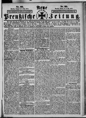 Neue preußische Zeitung vom 18.03.1877