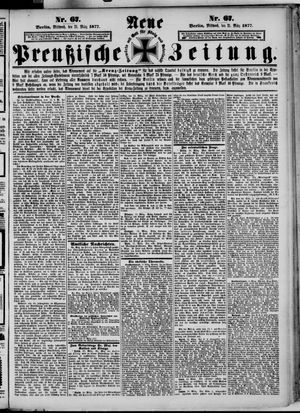 Neue preußische Zeitung vom 21.03.1877