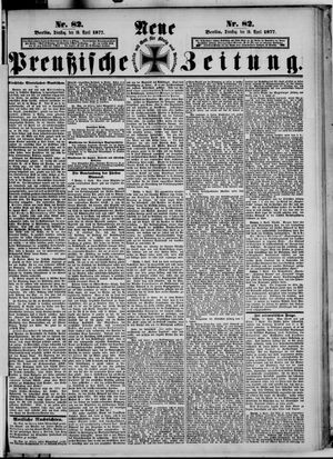 Neue preußische Zeitung vom 10.04.1877