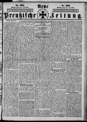 Neue preußische Zeitung vom 04.05.1877