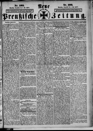 Neue preußische Zeitung vom 05.05.1877