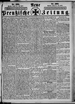 Neue preußische Zeitung vom 08.05.1877