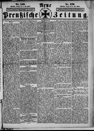 Neue preußische Zeitung vom 15.05.1877