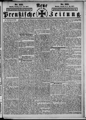 Neue preußische Zeitung vom 21.06.1877