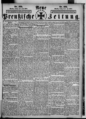 Neue preußische Zeitung vom 31.07.1877