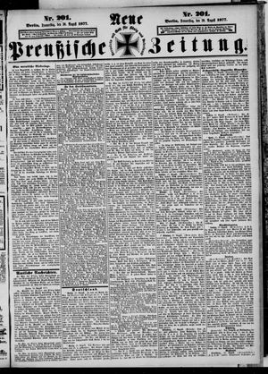 Neue preußische Zeitung vom 30.08.1877