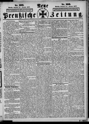 Neue preußische Zeitung vom 01.09.1877