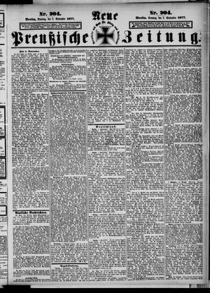 Neue preußische Zeitung vom 02.09.1877