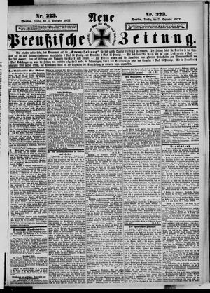 Neue preußische Zeitung vom 25.09.1877