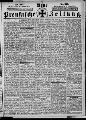 Neue preußische Zeitung vom 27.09.1877