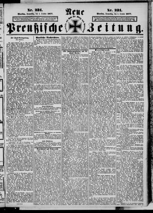 Neue preußische Zeitung vom 04.10.1877