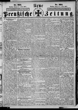 Neue preußische Zeitung vom 07.10.1877