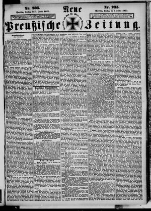 Neue preußische Zeitung vom 09.10.1877