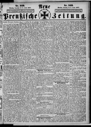 Neue preußische Zeitung vom 18.10.1877