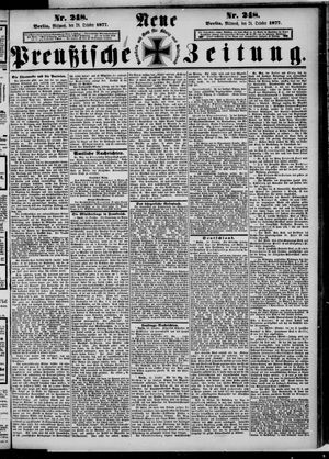 Neue preußische Zeitung vom 24.10.1877