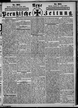 Neue preußische Zeitung vom 01.12.1877